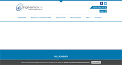 Desktop Screenshot of jingle-service.de